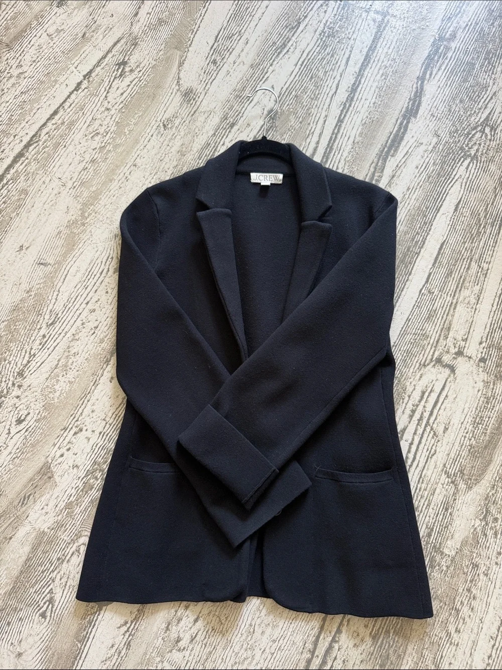 J. Crew Men's Black Crewneck Pullover Sweater